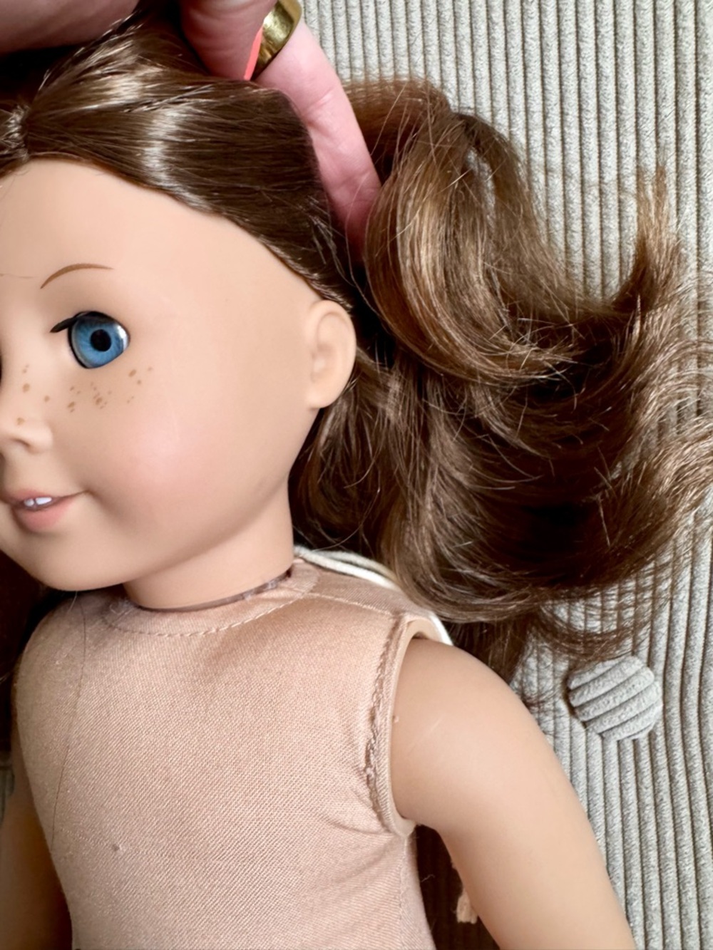 American Girl Doll Pleasant Company Early 2000s Freckles Blue Eyes - Picture 6 of 13